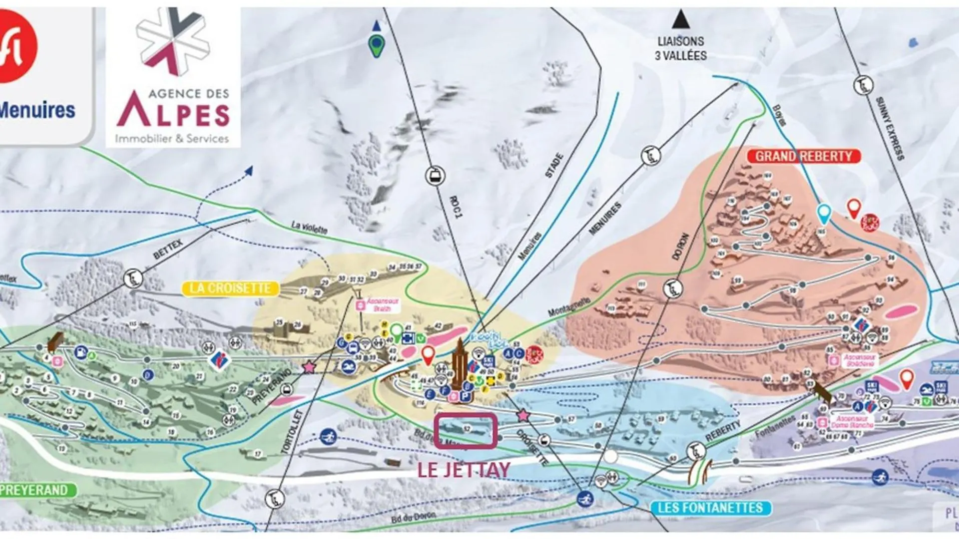 Studio Classique Pour 4 Pers. Aux Menuires - Animaux Admis - Fr-1-452-24 Apartment Saint-Martin-de-Belleville France